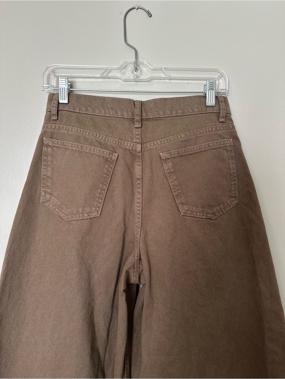 Anthropologie Pilcro Moss Wide-Leg High-Rise Puddle Jeans Size 27 Retro Flare - Picture 9 of 15